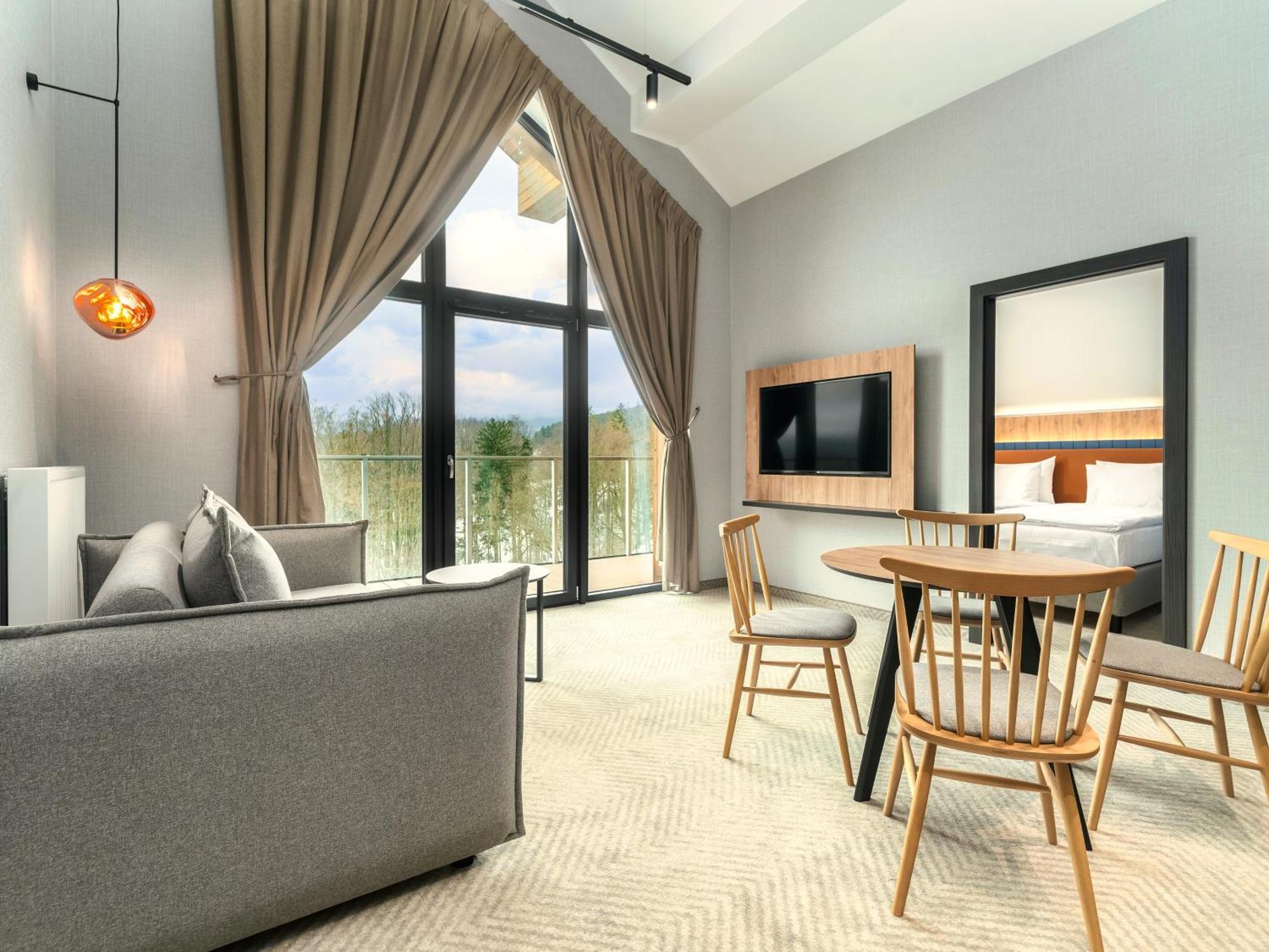 Apartament typu Suite z widokiem na góry