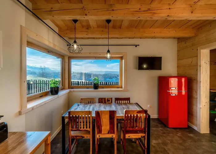 DOMEK W UBOCY z widokiem na Giewont Jacuzzi i Sauna w ofercie dodatkowo płatnej Murzasichle