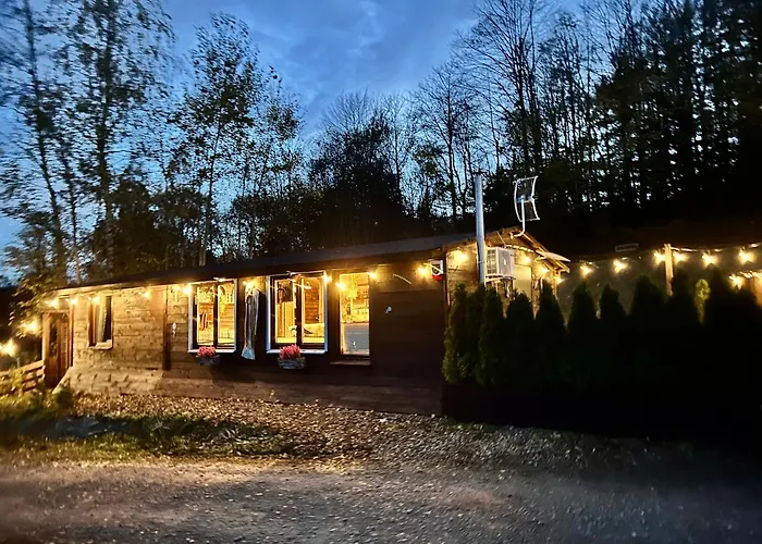 Bieszczadzka Osada Saunowisko-każdy dom z sauną i jacuzzi Solina 